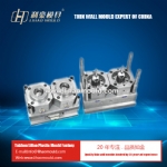 2 cavities of PS thin wall cup mould
